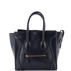 Celine Luggage Bag Grainy Leather Micro #229532C14B